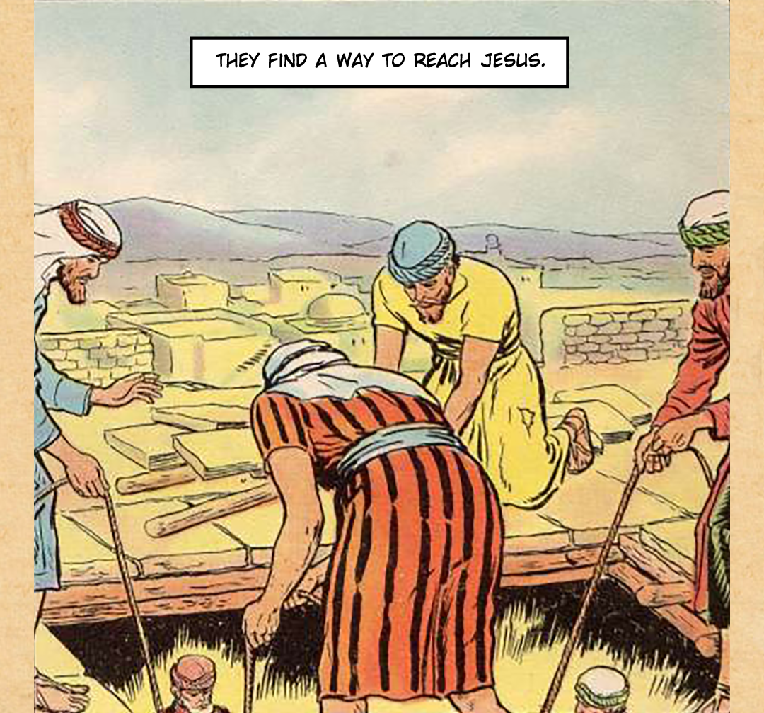 Healing of the Paralytic Part 1 panel 5