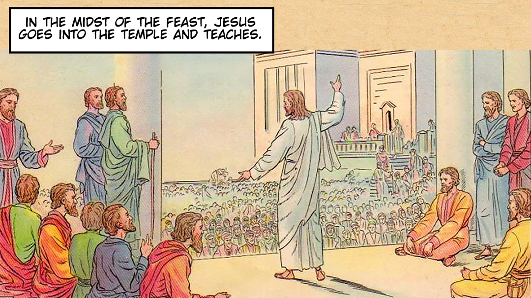 At the Feast of Tabernacles 1 panel 4