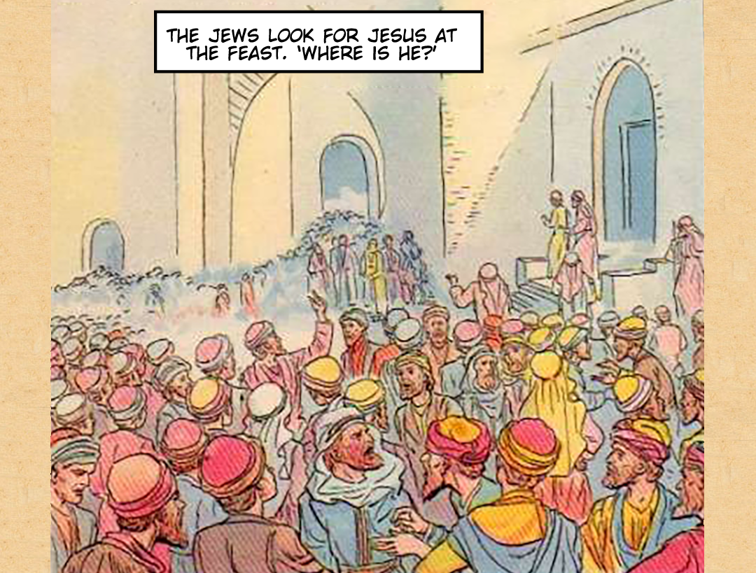 At the Feast of Tabernacles 1 panel 2