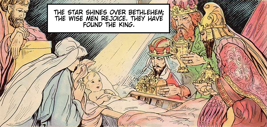 The Visit of the Wise Men panel 7