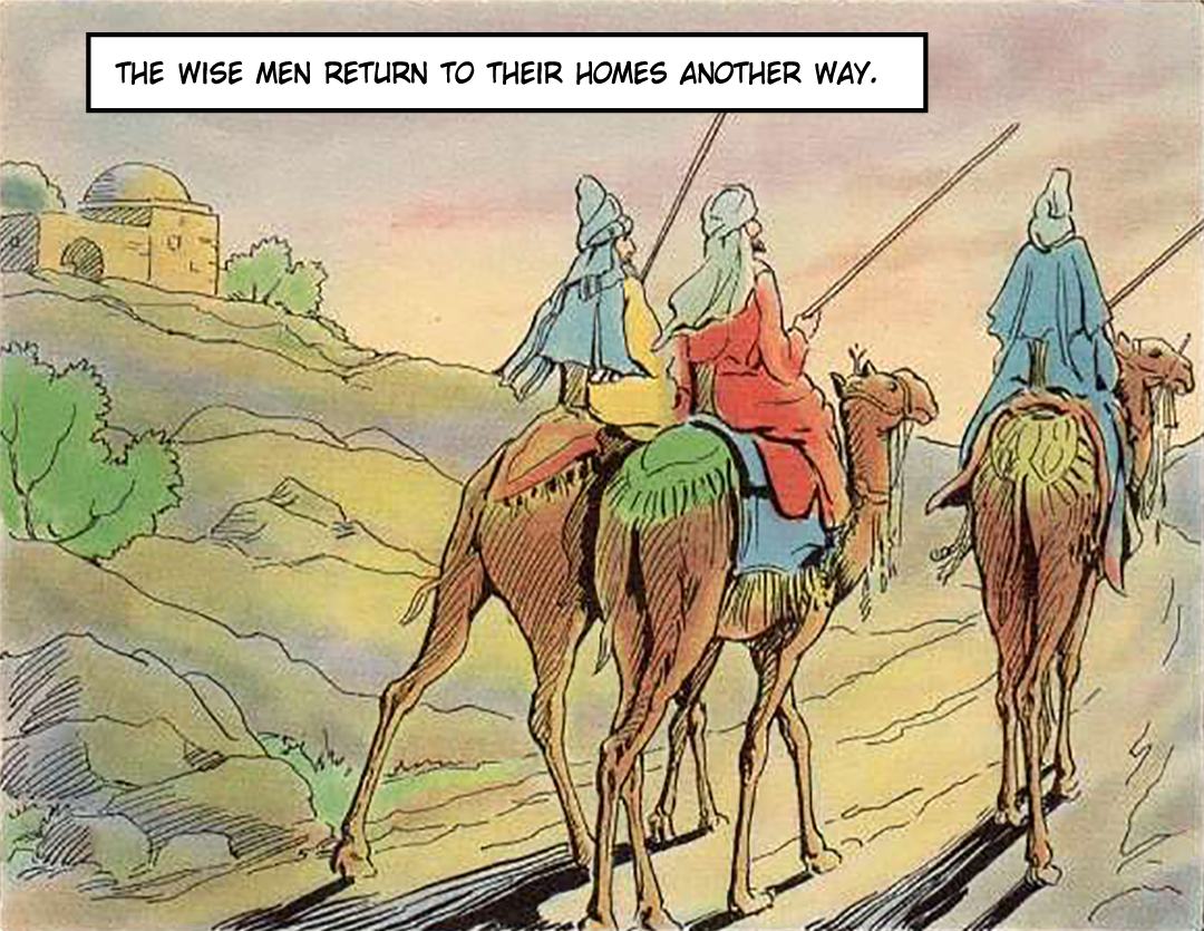 The Visit of the Wise Men panel 10