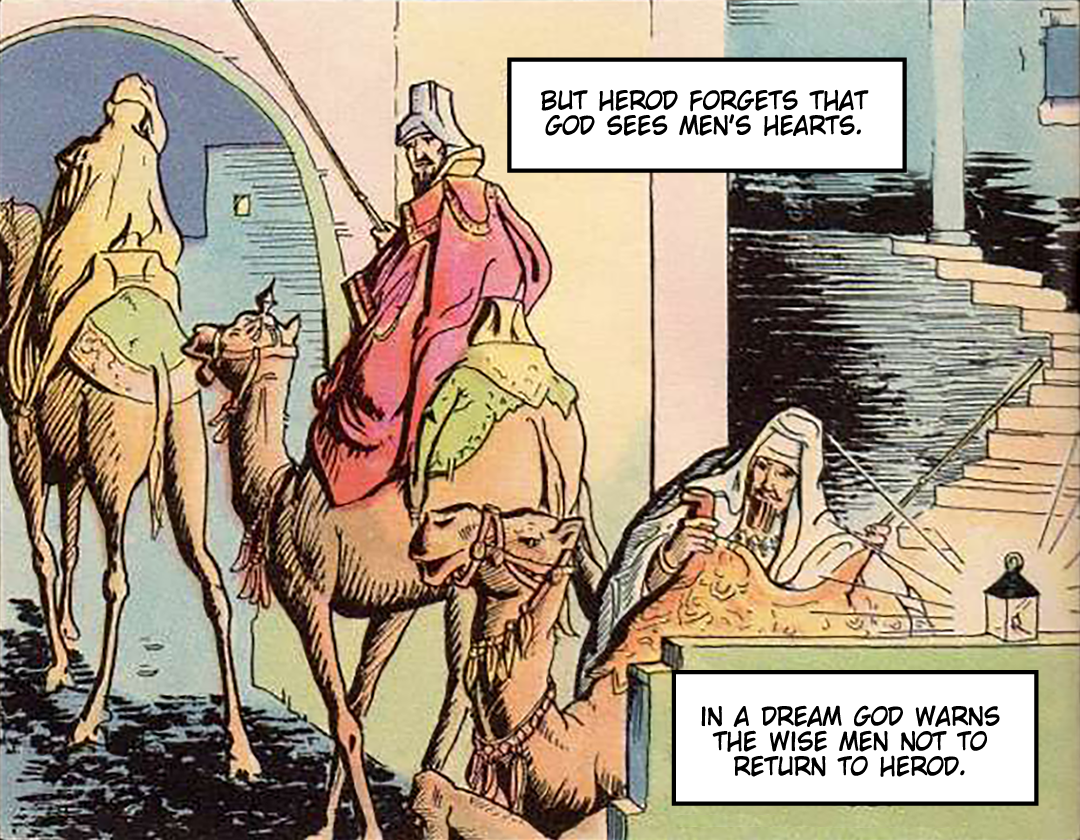 The Visit of the Wise Men panel 9