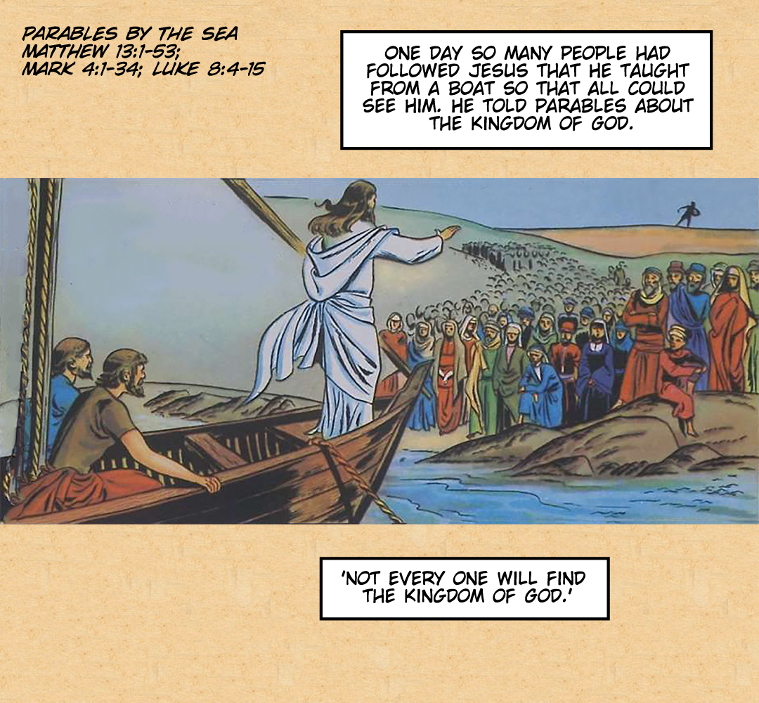 Parables by the Sea 1 panel 1
