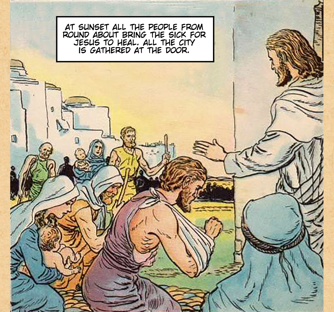 The Miracles in Capernaum panel 7