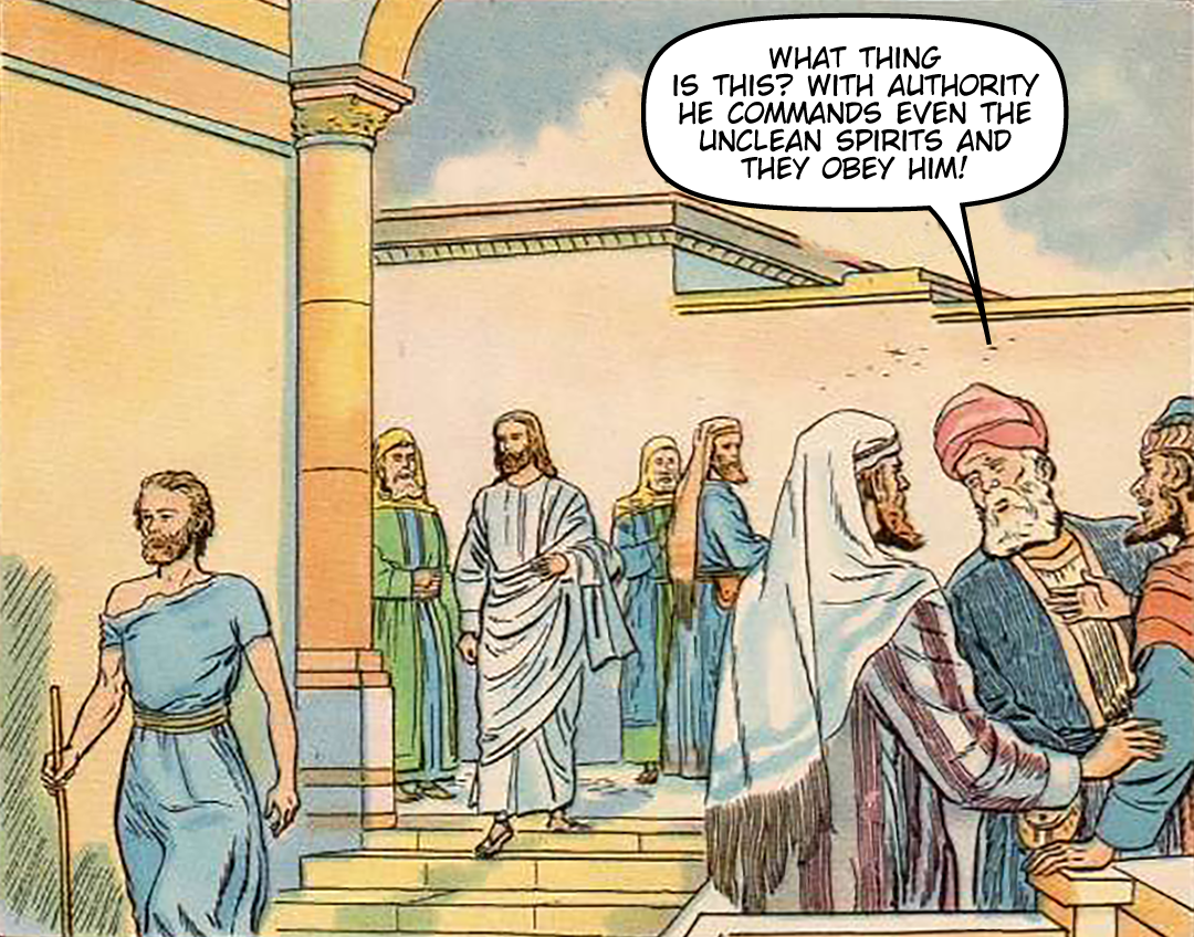 The Miracles in Capernaum panel 3