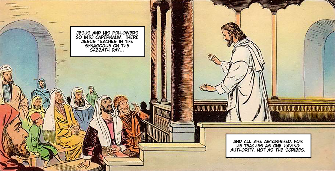 The Miracles in Capernaum panel 1