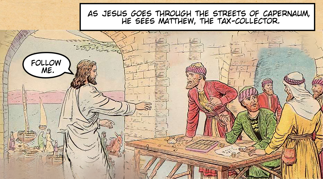 The Calling of Matthew panel 6