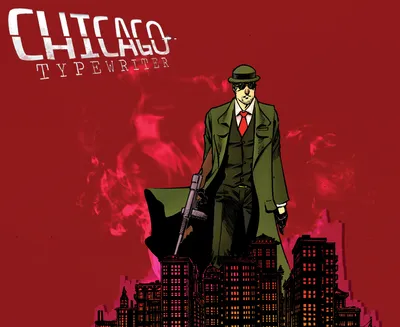 A tiny thumbnail of the cover art for the comics series Chicago Typewriter